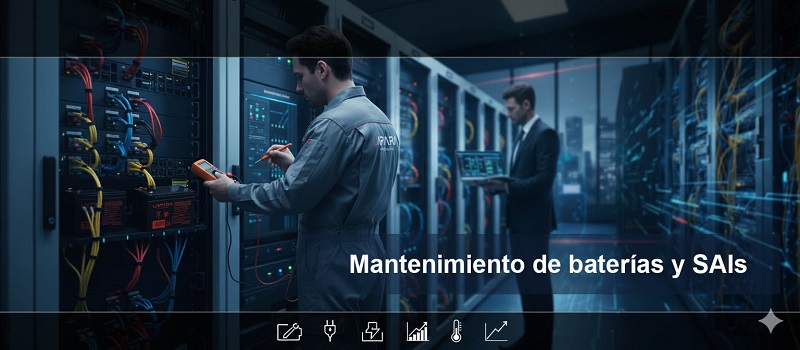 Mantenimiento de baterías y SAIs Mantenimiento de baterías y SAIs